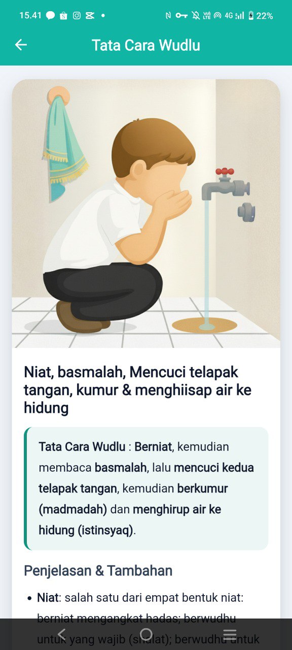 Screenshot arah kiblat